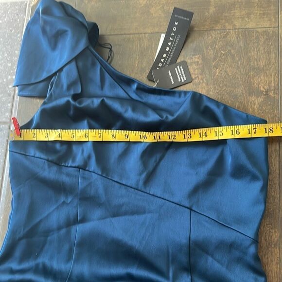 Aidan Mattox by Adrianna Papell One-Shoulder Mermaid Gown - Picture 9 of 13